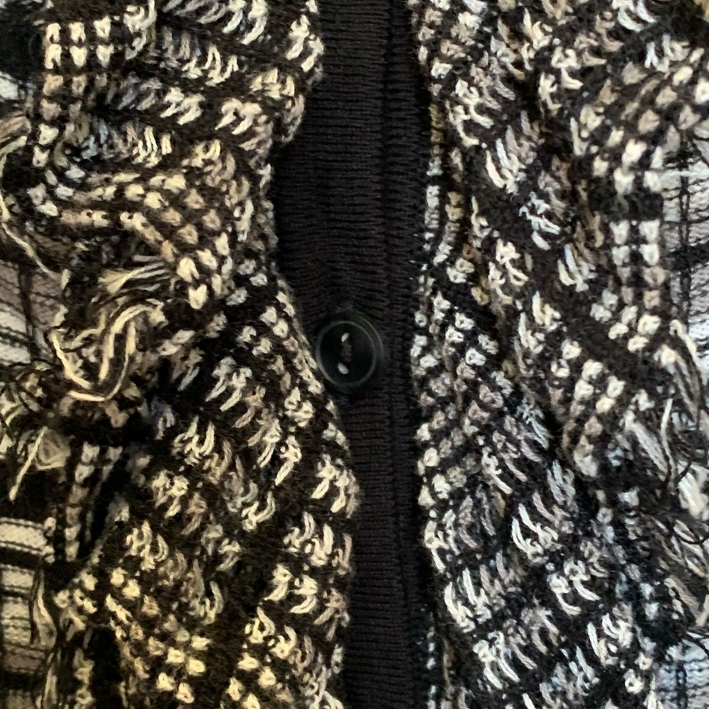 Ellen Tracy Ruffled Cardigan - Picture 7 of 8